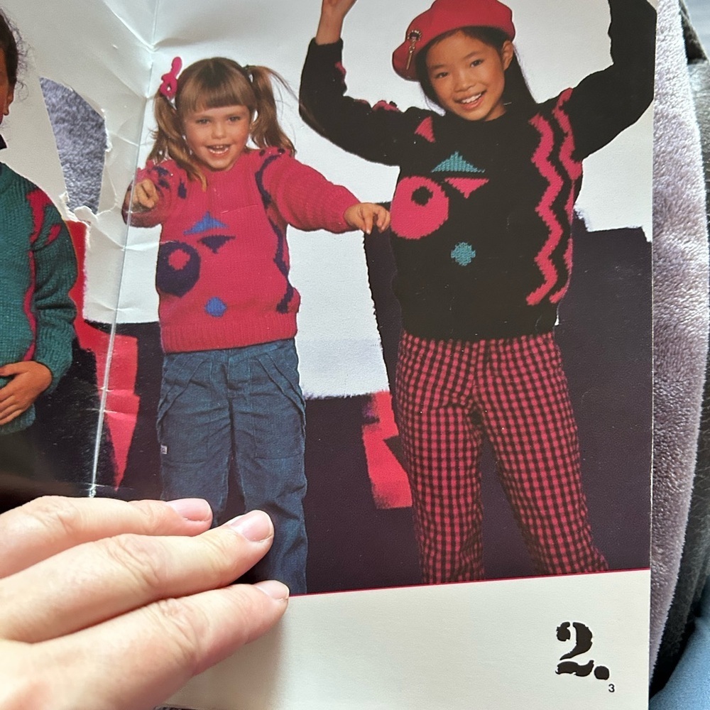 🔥$2 Patons Beehive 480 Knit Sweater and Hat Set vintage 1986 pattern book 🥰 - Picture 3 of 7